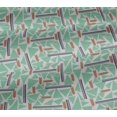 thumbnail image 5 of oneOone Viscose Jersey Fabric Triangle & Line Geometric Fabric Prints By Yard 60 Inch Wide, 5 of 5