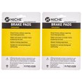 thumbnail image 2 of Niche Front Brake Pad Set for Suzuki RM80 DRZ125 Organic Motorcycle 2 Pack 519-KPA2541D, 2 of 5