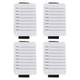 thumbnail image 1 of EeaseCA 4pcs Eyelash Extension Plate Eyelash Pallet Lash Holder Acrylic Lash Tile Plate, 1 of 7