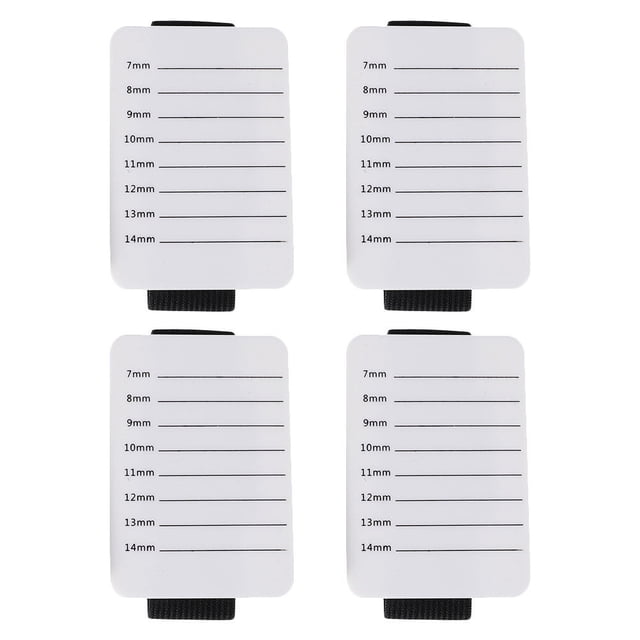 EeaseCA 4pcs Eyelash Extension Plate Eyelash Pallet Lash Holder Acrylic Lash Tile Plate