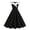 #0096-Black, variant on Puyaiuu Women's Vintage Style Dress, Sleeveless Solid Princess Gown, Elegant Formal Attire for Wedding Guest, Party and Special Evening Occasions Gift