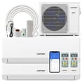 thumbnail image 1 of Costway 30k BTU 2 Zone 12K + 18K BTU Split Air Conditioner 23 SEER2 208-230V Wifi Enabled, 1 of 10