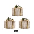 thumbnail image 3 of Thinsony 3pack/lot Iron Wire Christmas Tree Bottom For Stable Placement Wide Application Christmas Decoration Cotton, 3 of 6