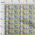 thumbnail image 2 of oneOone Georgette Viscose Lime Green Fabric African Sewing Craft Projects Fabric Prints by Yard 42 Inch Wide, 2 of 4