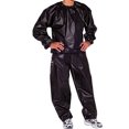 thumbnail image 3 of Survêtement de Mise en Forme Sauna Anti-Transpiration Imperméable Tenue Robuste Accessoires de Perte de Poids Multifonction Calories Exercice Entraînement Coupe-Vent Plus Chaud Vêtements Culturisme Noir 2TG, 3 of 8