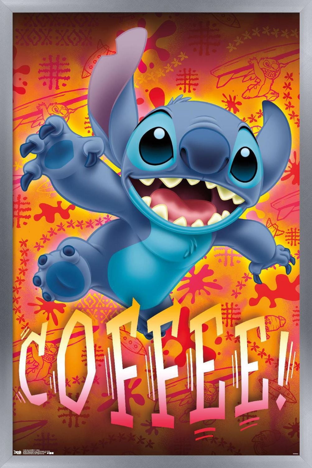 Disney Lilo and Stitch - Coffee Wall Poster, 22.375" x 34"