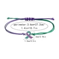 thumbnail image 3 of Advocate The Bracelet For Womens Health Ribbon Bracelet Breast Illness Awareness Day Pull-Out Hand Chain Holiday Gift, 3 of 6