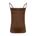 thumbnail image 4 of JDQJBZ Womens Sleeveless Sweater Vest Satin Solid Color Adjustable Strap Side Zipper Cami, 4 of 4