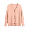 thumbnail image 3 of MeetoTime Women's Long Sleeve Lightweight Cardigans Open Front Button down Soft Knit Sweater Outwear, 3 of 7