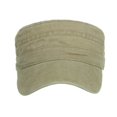 thumbnail image 2 of LNGOOR Hats For Men Washed Cotton Military Caps Cadet Caps Unique Design Vintage Flat Top Cap Baseball Cap, 2 of 3