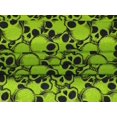 thumbnail image 4 of oneOone Velvet Light Green Fabric Skull Sewing Craft Projects Fabric Prints By Yard 58 Inch Wide, 4 of 5