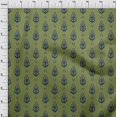 thumbnail image 3 of oneOone Polyester Lycra Fabric Leaves & Paisley Block Decor Fabric Printed BTY 56 Inch Wide, 3 of 4