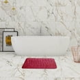 thumbnail image 4 of Dvkptbk Tapis de Salle de Bain Rouges Ensemble de Tapis de Bain 4 Pcs, Tapis de Bain en Mousse Mémoire pour Salle de Bain, Antidérapants Ultra Doux et Absorbants, Lavables à la Machine et Séchables Tapis de Toilette et de Douche Ensemble de Salle de Bain, 4 of 7