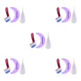 thumbnail image 3 of Maytalsory Shaver Shaping Tool for and Pubic Skin Hair Moon 5Set, 3 of 6