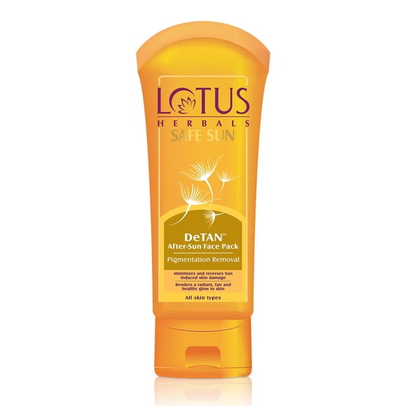 Lotus Herbals Safe Sun Detan After Sun Face Pack - 100G
