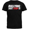 thumbnail image 1 of Just Stop It Bullying Black Adult T-Shirt, 1 of 1