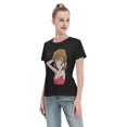 thumbnail image 4 of T-Shirt Basique à Manches Courtes pour Femmes Detective Conan Haihara Ai, 4 of 6