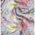 thumbnail image 1 of Soimoi Poly Georgette Fabric Leaf Floral Fabric Prints by Yard 52 Inch Wide, 1 of 6