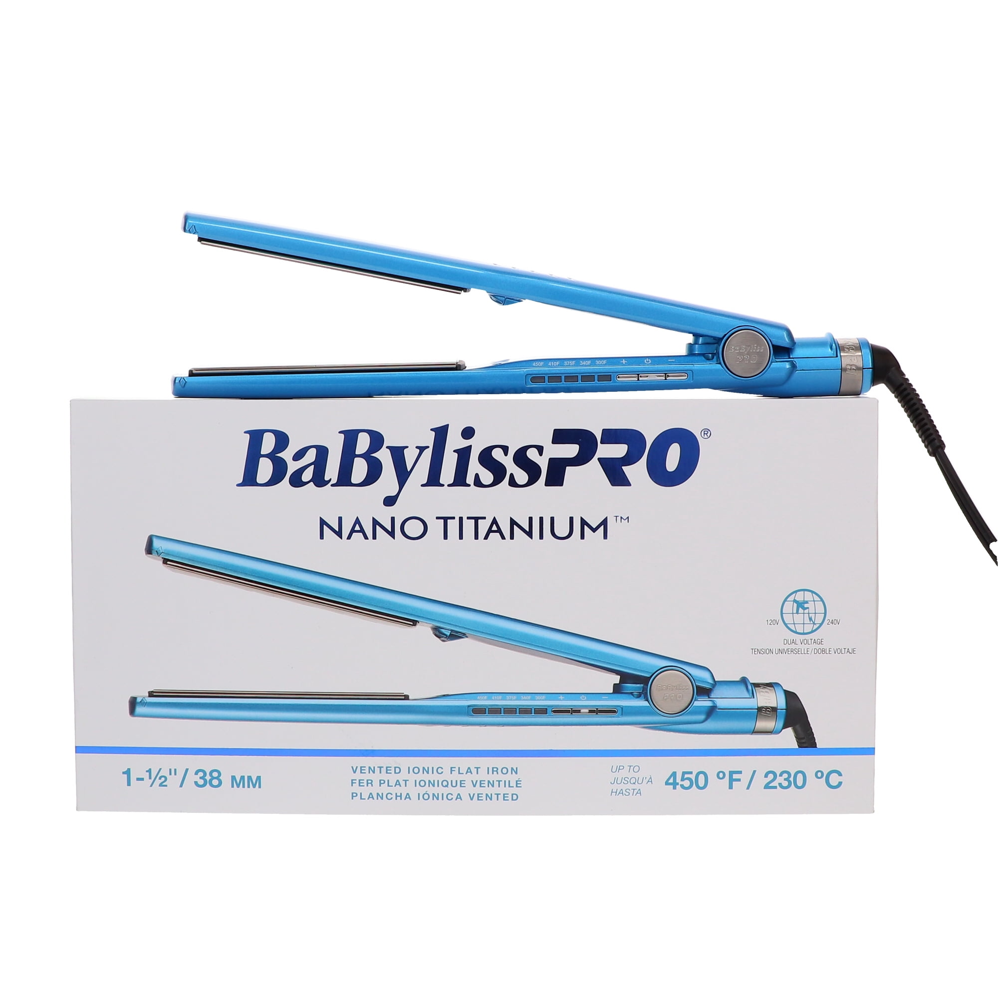 BaBylissPRO 1 1/2 inch Vented Ionic Flat Iron