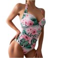 thumbnail image 5 of Birdeem Maillot de Bain Femme Aguichant Uni Taille Haute, 5 of 5