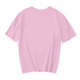 thumbnail image 4 of Été jusqu'à 65 % de Rabais Iumwxz T-Shirts Basiques Plissés Amples et Décontractés pour Femmes Jolis Hauts d'Été pour Femmes Blouse à Imprimé Nœud Col Rond Blouse à Manches Courtes pour Femmes Confortable pour Aller à l'École, 4 of 4