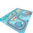 thumbnail image 1 of Matoen12 Polyester Fluffy Area Rug for Bedroom, Kid Rugs Skin-Friendly Non-Slip Carpet for Living Room Nursery Kindergarten, Traffic Pattern Home Decor Floor Mats, 32"x63", 1PC, J, Rectangle, 1 of 3
