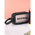 thumbnail image 2 of 1pc New Arrival Large Capacity Portable Cosmetic Bag For Travel, Waterproof And Transparent Toiletry Bag (Single Sale), 2 of 4