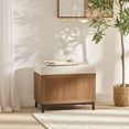 thumbnail image 3 of Bouclair Upholstered Storage Ottoman Bench, 3 of 7