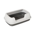 thumbnail image 2 of Tyidzon Semi Enclosed High Bar Cats Litter Box With Splashs Proof Designs For Cats And Cats Shovel Suitable For Home Cats, 2 of 6