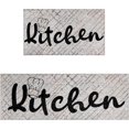 thumbnail image 1 of Runner Rug for Laundry Room Kitchen Rug and Sets 2 Piece Non Skid Washable Kitchen mats for Floor Kitchen Decor, 1 of 5