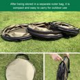 thumbnail image 4 of Becaristey Leaf Garbage Bin With Built-in Spring For Quick Opening Green Reusable Leaf Bags Green,10Gallons S, 4 of 6