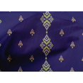 thumbnail image 4 of oneOone Tissu Popeline de Coton Rayé & Tissu Imprimé Ikat Tourbillon 1 Yard 42 Inch Wide, 4 of 4
