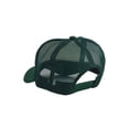 thumbnail image 2 of Men's Adventure Hat Outdoor Trucker Cap, White/Forest Green, 2 of 2