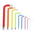 thumbnail image 1 of LAFGUR 9 Pcs Clé Hexagonale Boule Extrémité Bras Long Coloré Kit d'Outils Clé en Métal pour Maintenance Réparation, Tête de Boule Hexagonale, 1 of 8