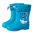 thumbnail image 1 of Bottes pour Garçons - Chukka de Randonnée Confortable pour Garçons - Chaussures de Pluie pour la Neige pour Enfants Garçons avec Fermeture Éclair Semelle Texturée pour Enfants Design Confortable Enfants Fleur Hiver pour Stabilité Chaussures Idéales Décontractées, 1 of 9