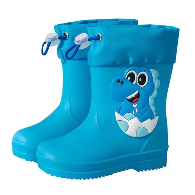 Bottes pour Garçons - Chukka de Randonnée Confortable pour Garçons - Chaussures de Pluie pour la Neige pour Enfants Garçons avec Fermeture Éclair Semelle Texturée pour Enfants Design Confortable Enfants Fleur Hiver pour Stabilité Chaussures Idéales Décontractées