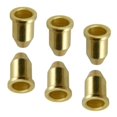 thumbnail image 3 of 6Pcs Strings Through Body Mounting Ferrules Guitar Parts for Electric Through Body Ferrules Electric Guitar Parts Golden, 3 of 5