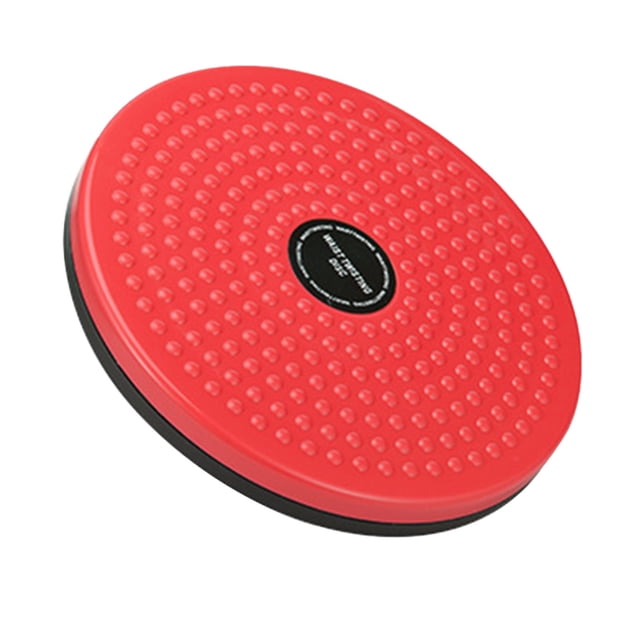 Red Waist Twister Disc Fitness Equipment For Home Workout Abdominal Exercise Machine 24.5Cm Size Non Slip Surface For Core Training And Body Shaping