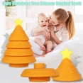 thumbnail image 4 of Christmas Tree Stacking Ring Teether Toy Silicone Christmas Tree Toy Soft Building Rings Stacker and Teethers Early Educational Christmas Tree Stacking Tower for Boys Girls, 4 of 11