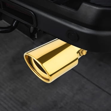 TopLLC Car Modified Exhaust Pipe Outlet Stainless Steel Exhaust Pipe Modified Tailpipe Cover Decoration Tailpipe Exhaust Cover Stainless Steel Exhaust Outlet