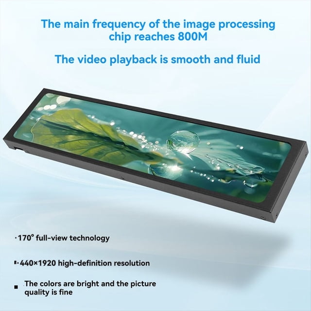 11.26inch IPS USB Secondary Screen for CPU/GPU Monitoring USB Long Secondary Screen Display