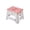 Pink, variant on Mlkoz Garden Folding Stool - Heavy Duty Thickened Plastic Portable Seat for Outdoor Camping, Fishing, Patio & Home Use