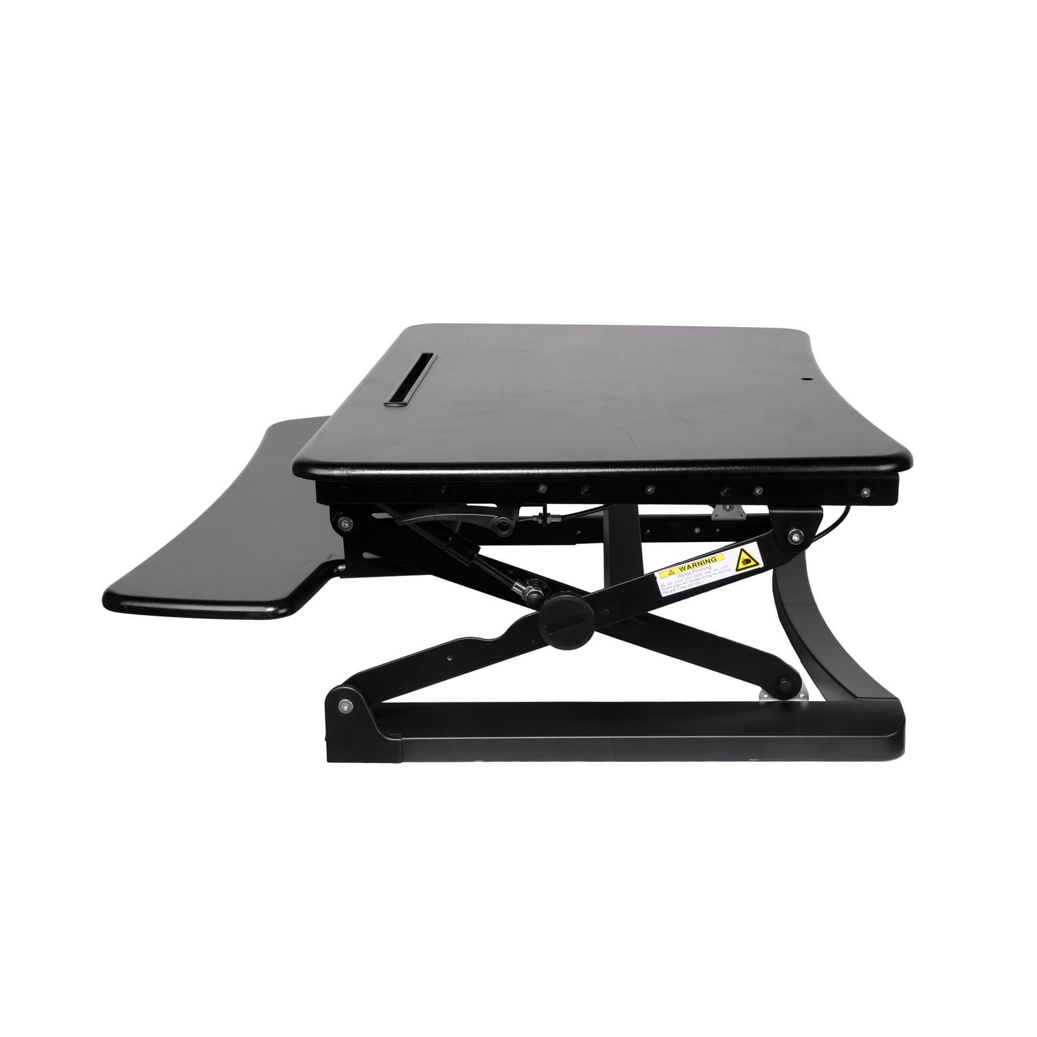 Support de bureau ergonomique TYDS13015 de TygerClaw pour poste de travail assis/debout en noir