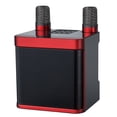 thumbnail image 2 of Home Audio Karaoke Machine With Wireless Microphones, 3000mAh Portable Microphone Speaker Set, Bluetooth 5.0 Rechargeable PA System Stage Subwoofer, 2 of 6