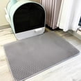 thumbnail image 4 of fastboy Durable And Long-lasting Cat Litter Mat Say Goodbye To Messy Floors Safe And Non-toxic Easy To Clean Grey, 4 of 6