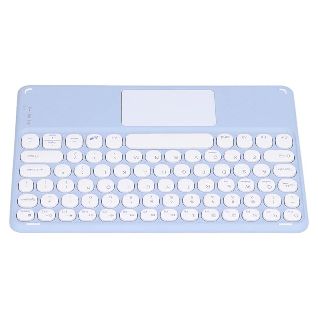 Clavier Tactile Intelligent, 13 Touches de Raccourci Multi-Appareils Ultra Fin Design Ergonomique Clavier d'Ordinateur avec Câble de Charge USB pour Téléphone Intelligent Tablettes Ordinateurs Portables