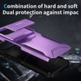 thumbnail image 2 of for Google Pixel 9 Pro XL Case, Heavy Duty Case with Camera Lens Sliding Cover, Shockproof Dropproof Non-Slip Military Grade Full Body Rugged Protection Cover Case for Google Pixel 9 Pro XL, Purple, 2 of 7
