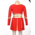 thumbnail image 4 of Sxiwei Kids Girls Cheerleading Uniform Cheer Outfits Metallic Patchwork Competition Performance Costume A01 12, 4 of 7
