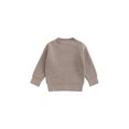 thumbnail image 1 of Faithtur Toddler Baby Round Neck Long Sleeve Solid Color Rib Knit Sweaters, 1 of 9