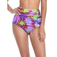 thumbnail image 2 of RELLECIGA Bas de Bikini Froncé Taille Haute pour Femmes, 2 of 7